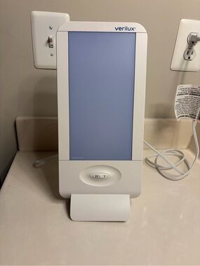Verilux Happy Light Therapy Lamp - White/Blue Panel